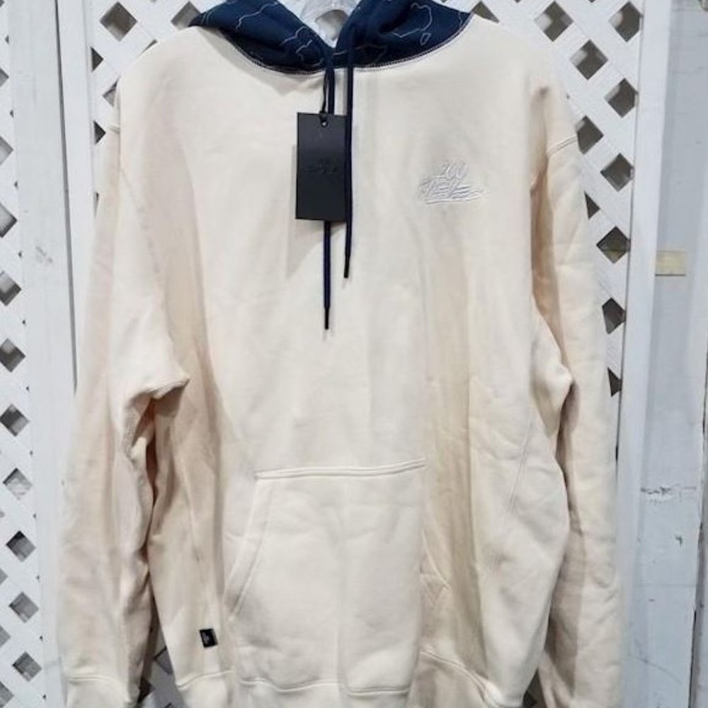 100 Thieves Cream & Blue Sweatshirt